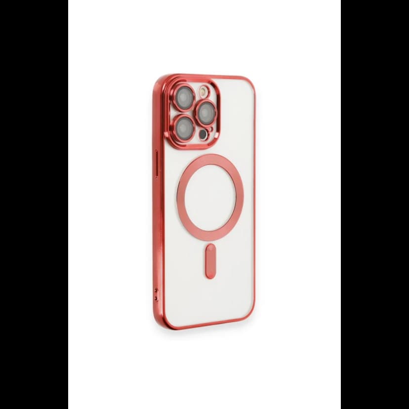 Newface Apple iPhone 14 Pro Max Kılıf Kross Magneticsafe Kapak - Kırmızı
