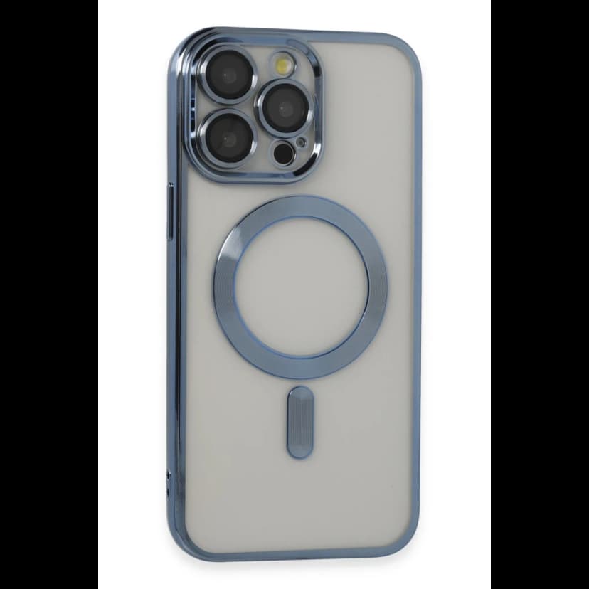Newface Apple iPhone 14 Pro Max Kılıf Kross Magneticsafe Kapak - Sierra Blue