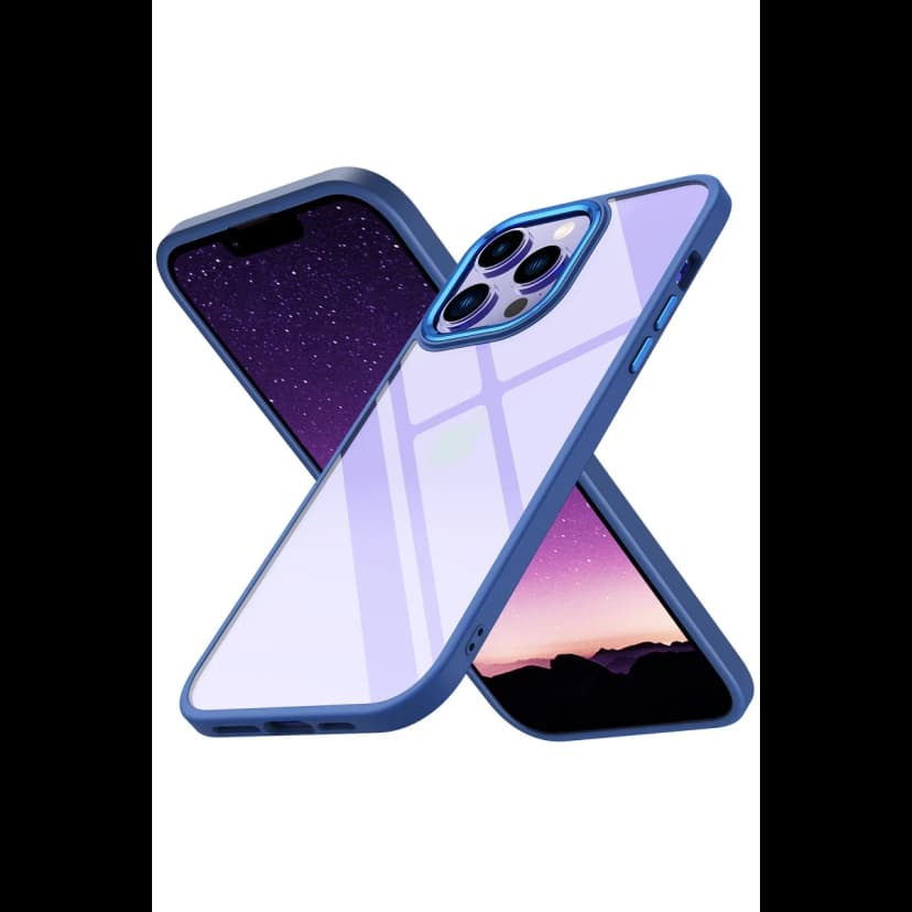Newface Apple iPhone 14 Pro Max Kılıf Power Silikon - Mavi