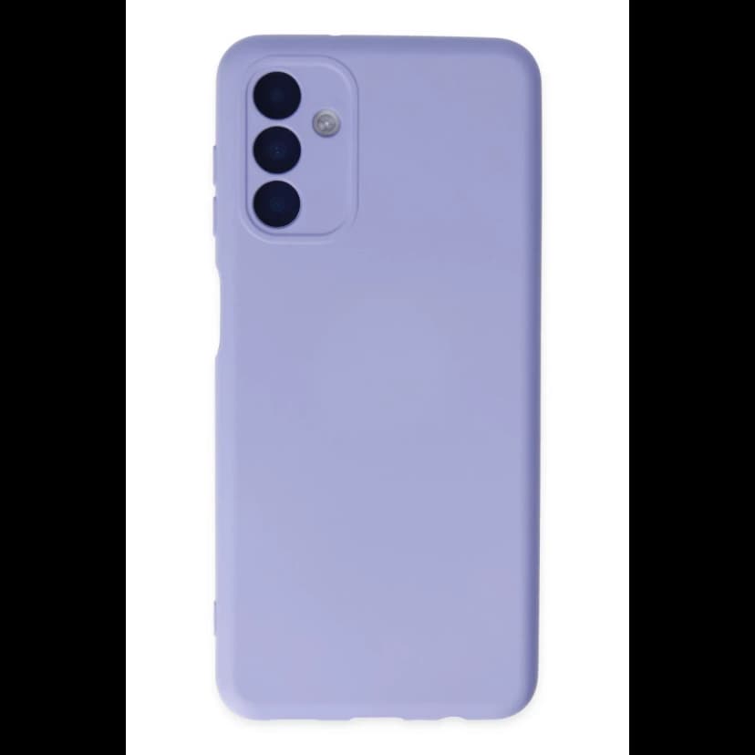 Newface Samsung Galaxy A04S Kılıf Nano içi Kadife Silikon - Lila