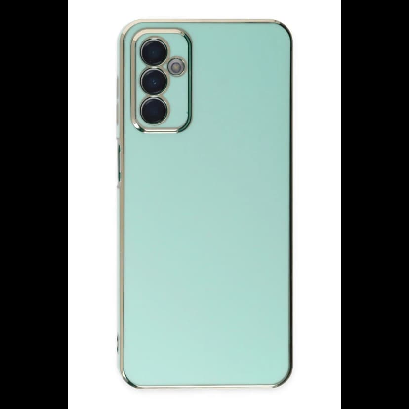 Newface Samsung Galaxy A04S Kılıf Volet Silikon - Açık Yeşil