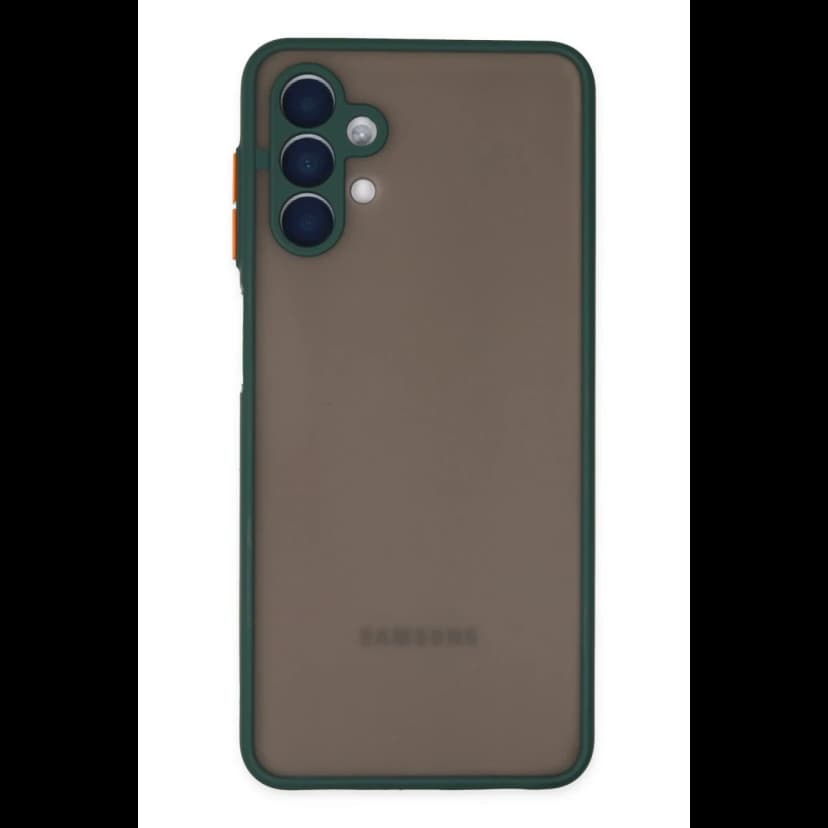 Newface Samsung Galaxy A04S Kılıf Montreal Silikon Kapak - Yeşil