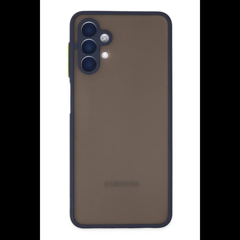 Newface Samsung Galaxy A04S Kılıf Montreal Silikon Kapak - Lacivert