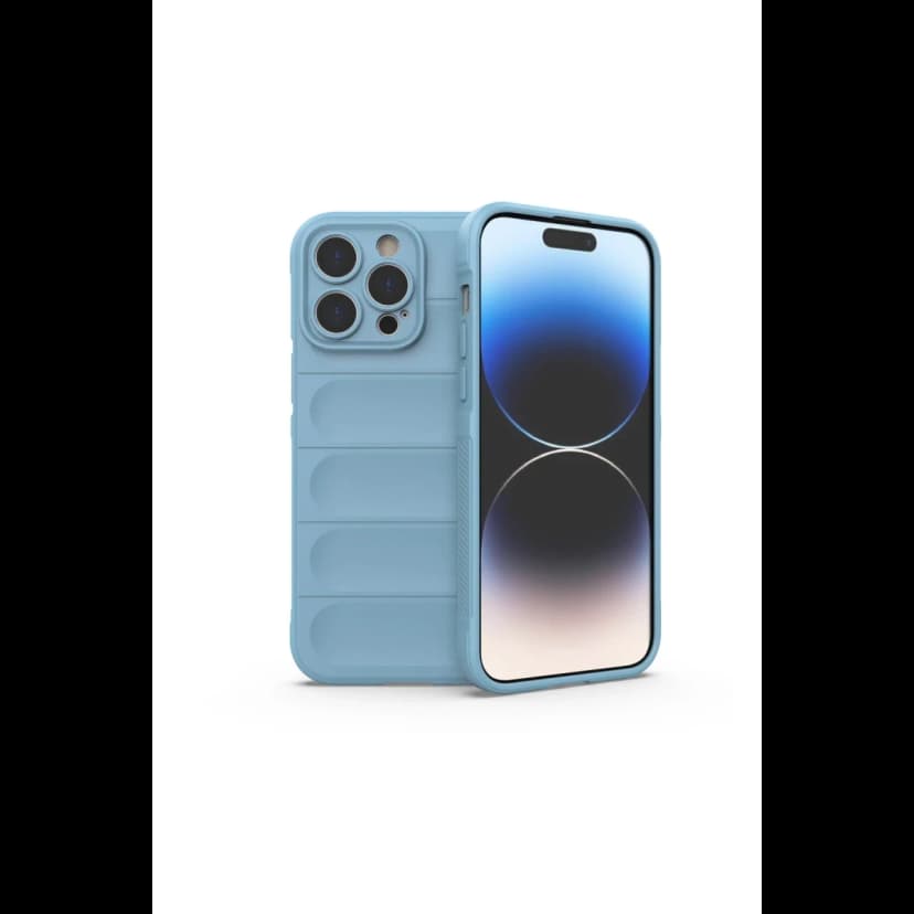 Newface Apple iPhone 15 Pro Kılıf Optimum Silikon - Sky Blue