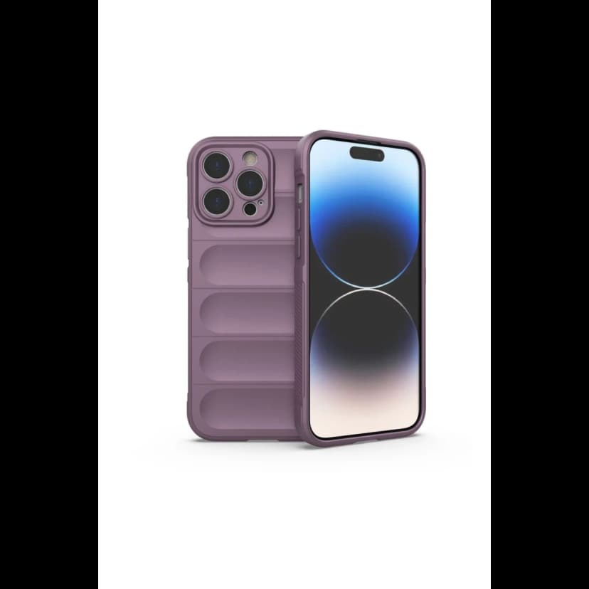 Newface Apple iPhone 15 Pro Max Kılıf Optimum Silikon - Mor