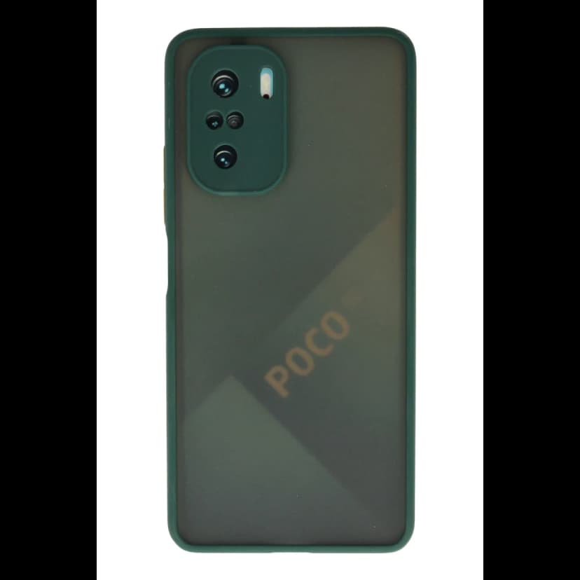 Newface Xiaomi Poco F3 Kılıf Montreal Silikon Kapak - Yeşil