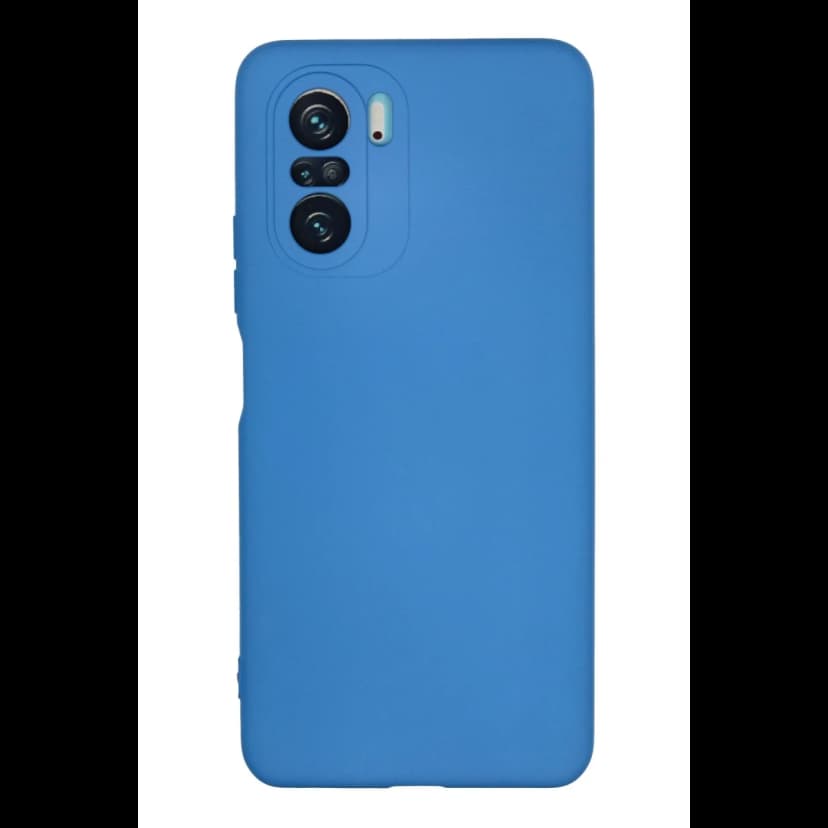 Newface Xiaomi Poco F3 Kılıf Nano içi Kadife Silikon - Mavi