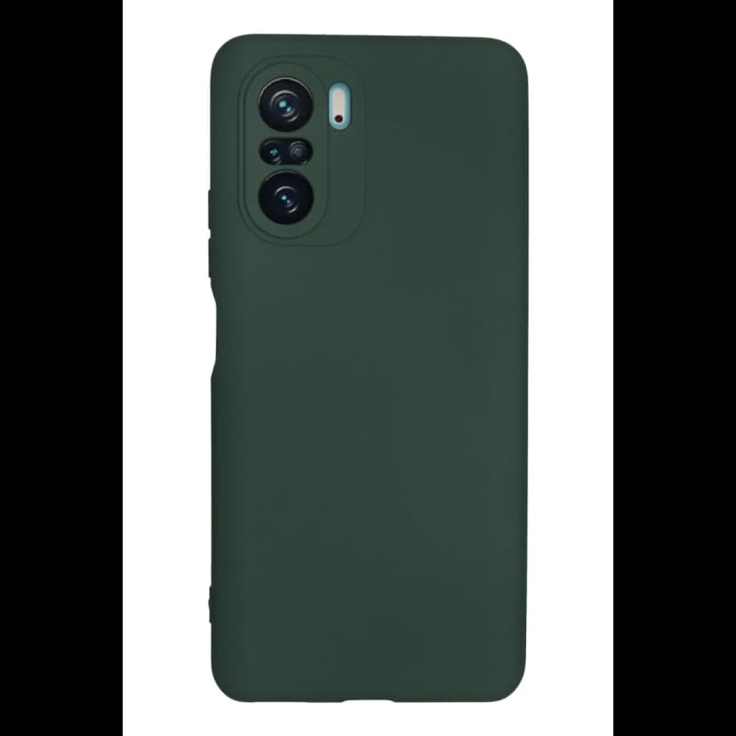 Newface Xiaomi Poco F3 Kılıf Nano içi Kadife Silikon - Koyu Yeşil
