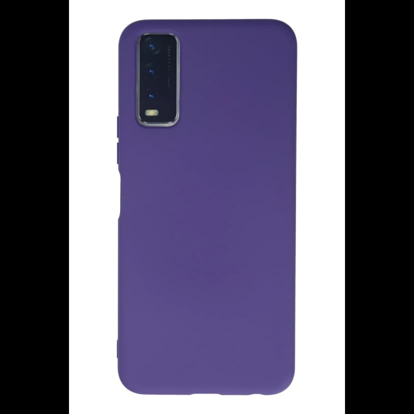 Newface Vivo Y11S Kılıf Nano içi Kadife Silikon - Mor