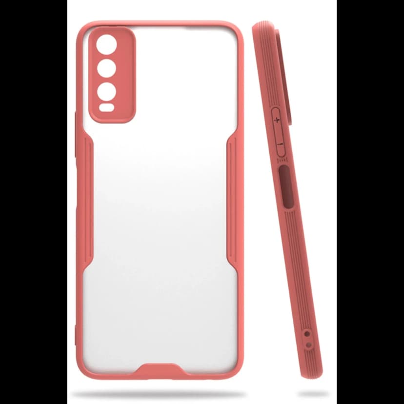 Newface Vivo Y11S Kılıf Platin Silikon - Pembe