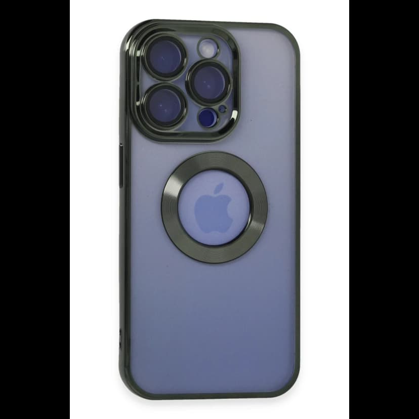 Newface Apple iPhone 15 Pro Kılıf Slot Silikon - Köknar Yeşili