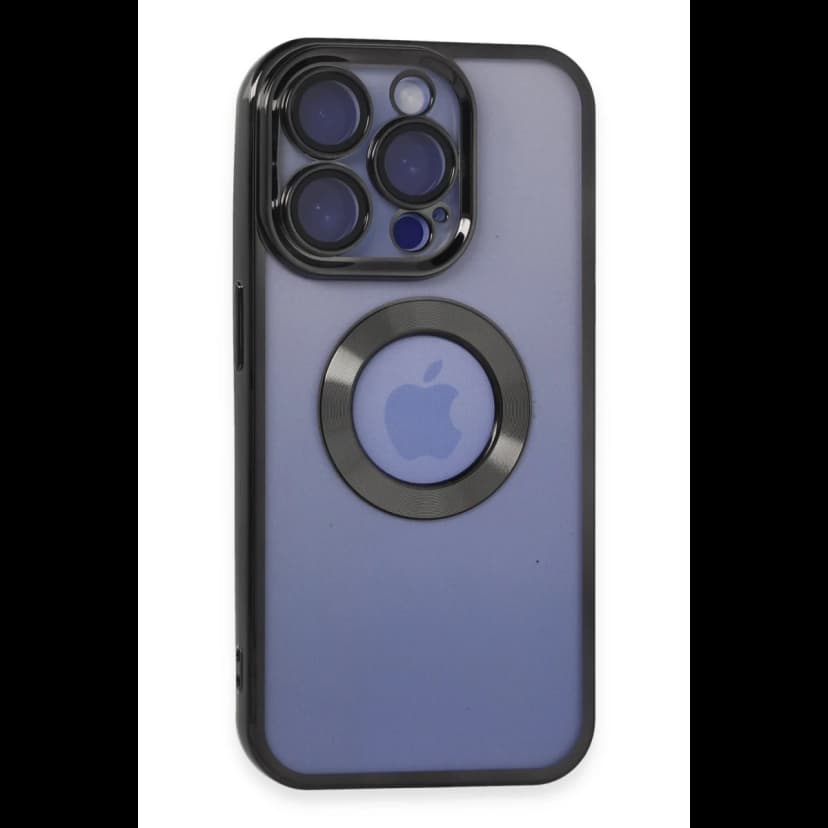 Newface Apple iPhone 15 Pro Max Kılıf Slot Silikon - Siyah