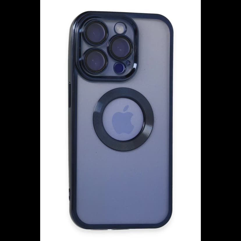Newface Apple iPhone 15 Pro Max Kılıf Slot Silikon - Lacivert
