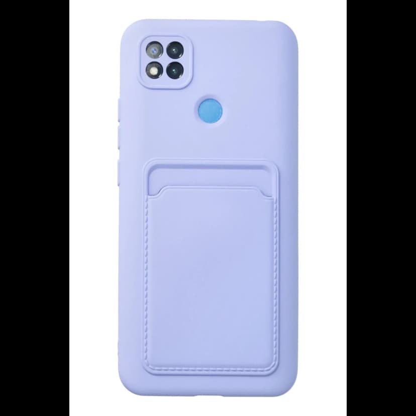 Newface Xiaomi Redmi 9C Kılıf Kelvin Kartvizitli Silikon - Lila