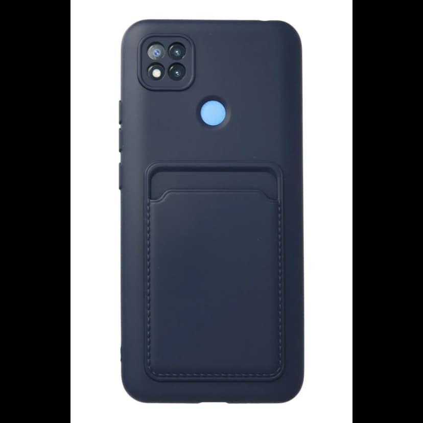 Newface Xiaomi Redmi 9C Kılıf Kelvin Kartvizitli Silikon - Lacivert