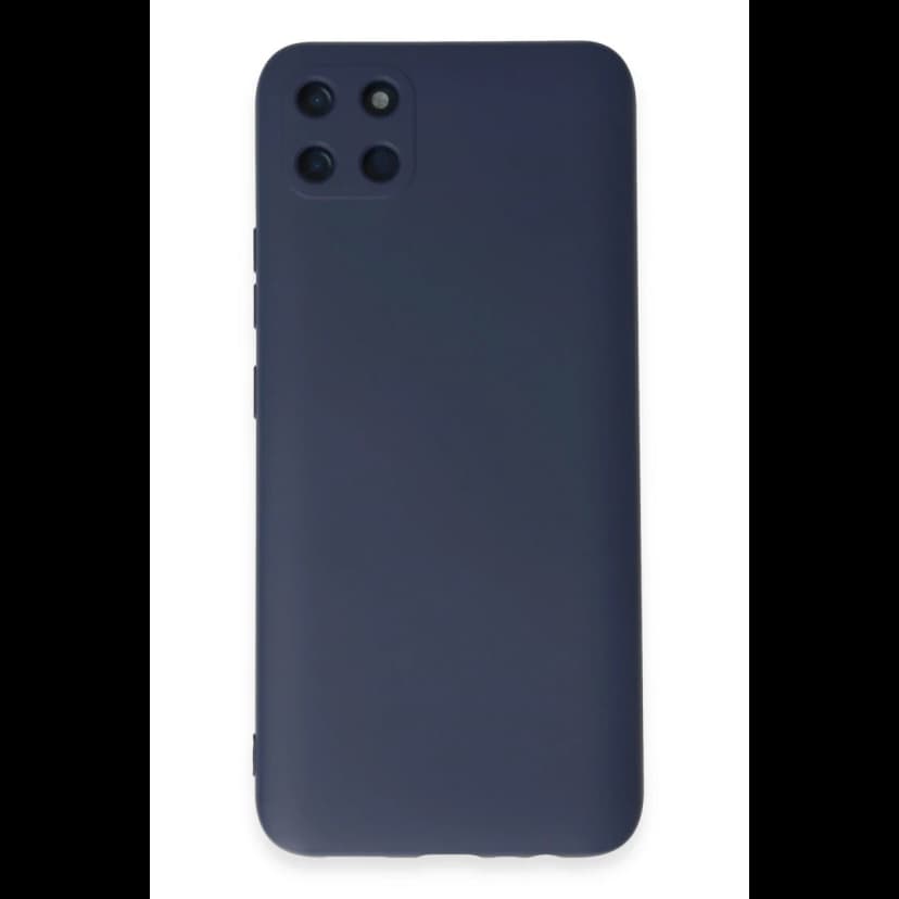 Newface Realme C11 Kılıf Nano içi Kadife Silikon - Lacivert