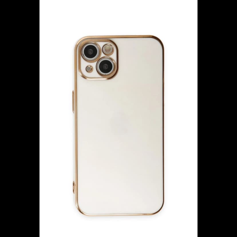 Newface Apple iPhone 15 Kılıf Volet Silikon - Beyaz