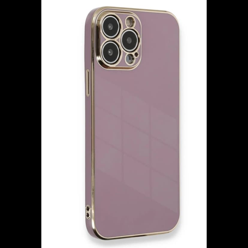 Newface Apple iPhone 15 Pro Kılıf Volet Silikon - Mor