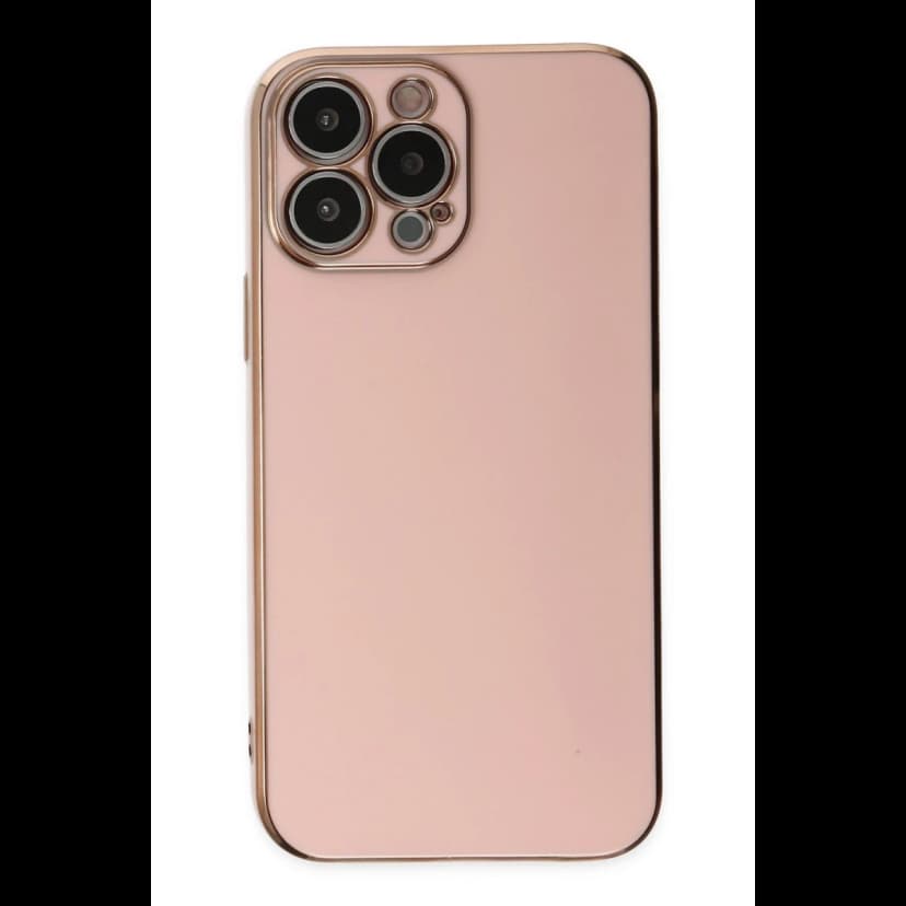 Newface Apple iPhone 15 Pro Max Kılıf Volet Silikon - Pembe
