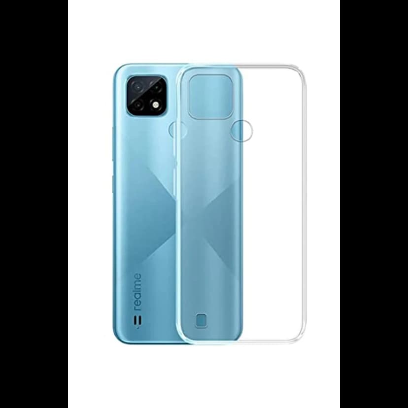Newface Realme C21 Kılıf Lüx Şeffaf Silikon