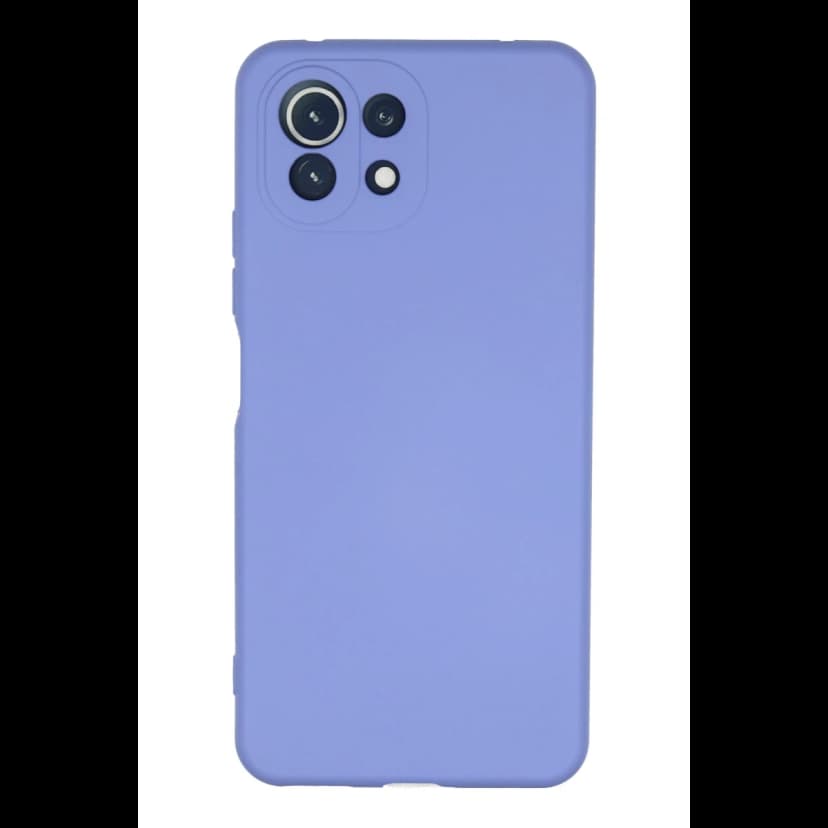 Newface Xiaomi Mİ 11 Lite Kılıf Nano içi Kadife Silikon - Lila