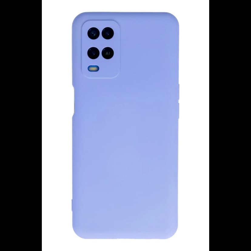 Newface Oppo A54 4G Kılıf Nano içi Kadife Silikon - Lila