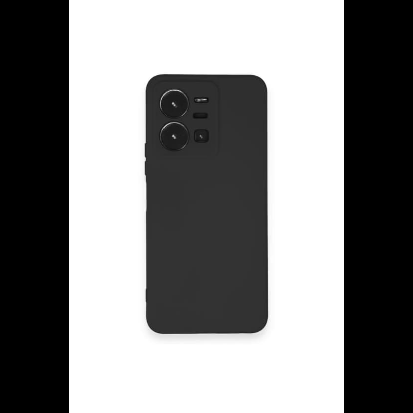Newface Vivo Y35 Kılıf Nano içi Kadife Silikon - Siyah
