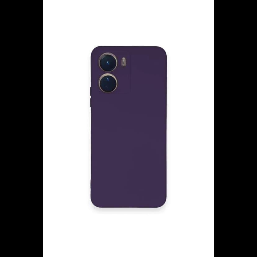Newface Vivo Y16 Kılıf Nano içi Kadife Silikon - Mor