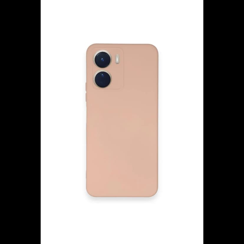 Newface Vivo Y16 Kılıf Nano içi Kadife Silikon - Pudra