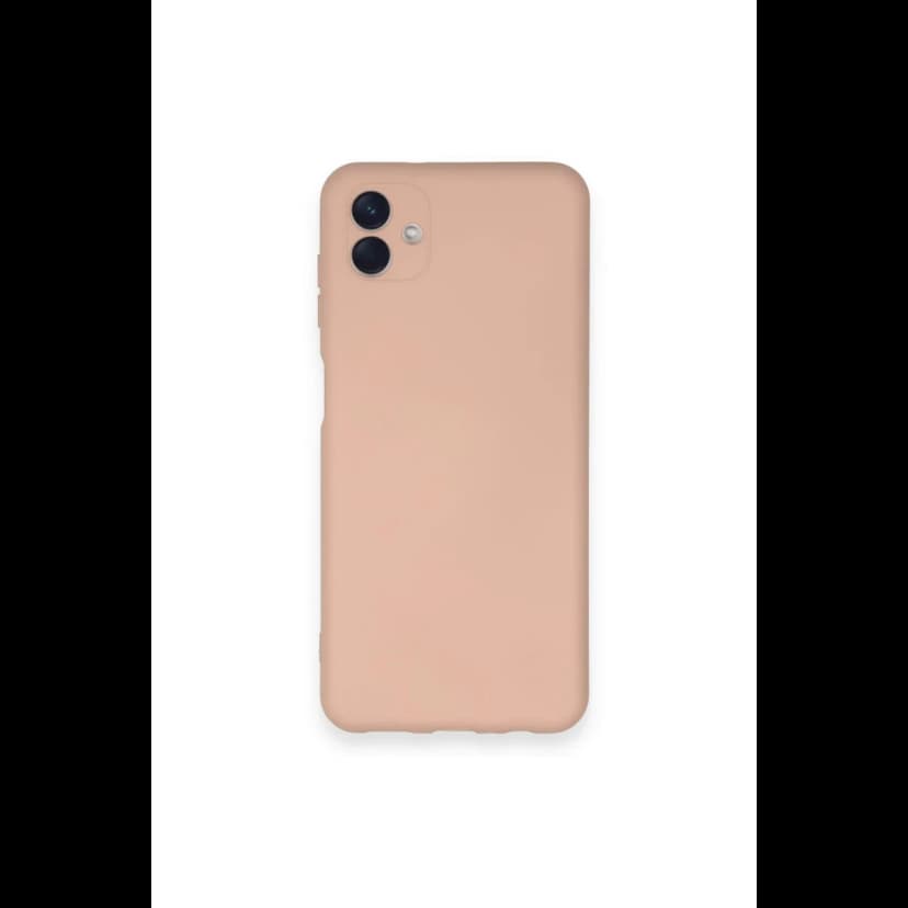 Newface Samsung Galaxy A04 Kılıf Nano içi Kadife Silikon - Pudra