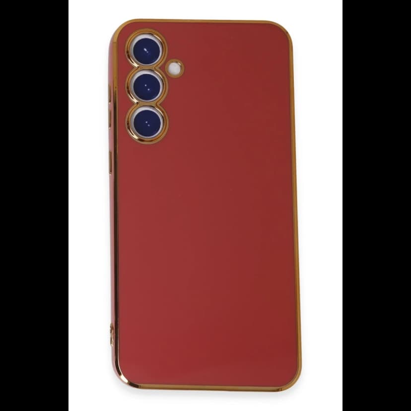 Newface Samsung Galaxy S23 FE Kılıf Volet Silikon - Kırmızı