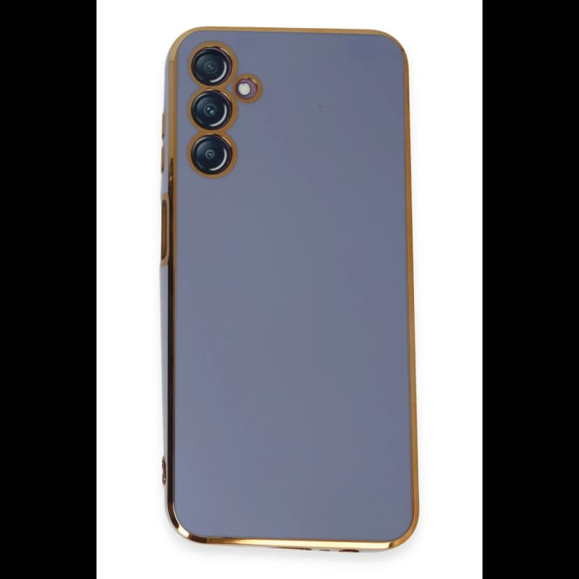 Newface Samsung Galaxy M14 5G Kılıf Volet Silikon - Mavi