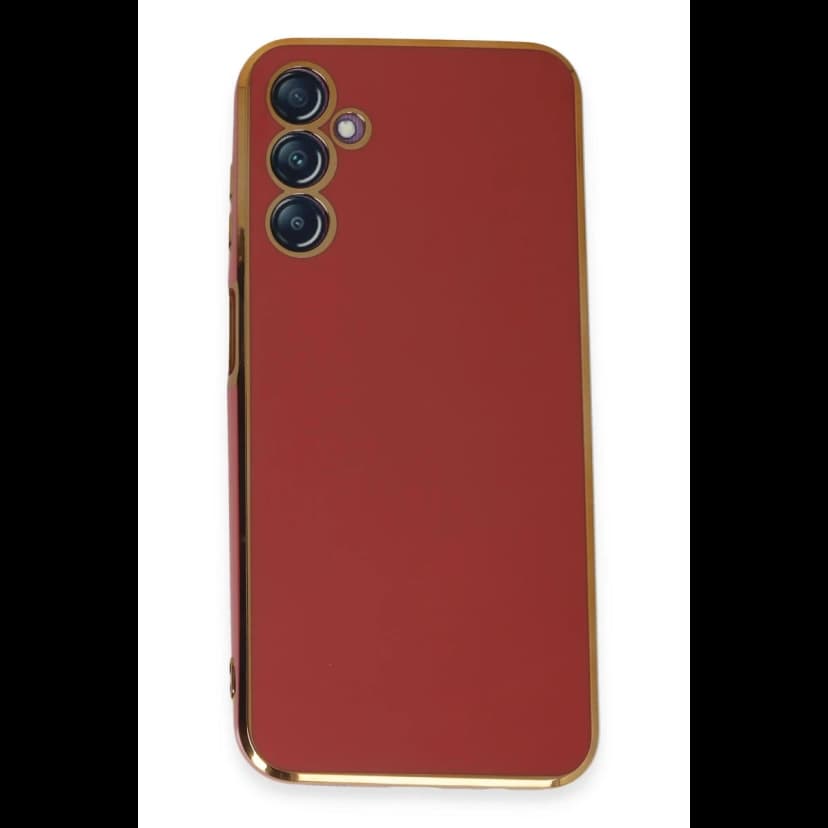 Newface Samsung Galaxy M14 5G Kılıf Volet Silikon - Kırmızı