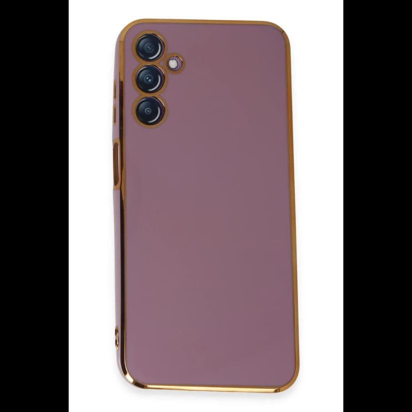 Newface Samsung Galaxy M14 5G Kılıf Volet Silikon - Mor