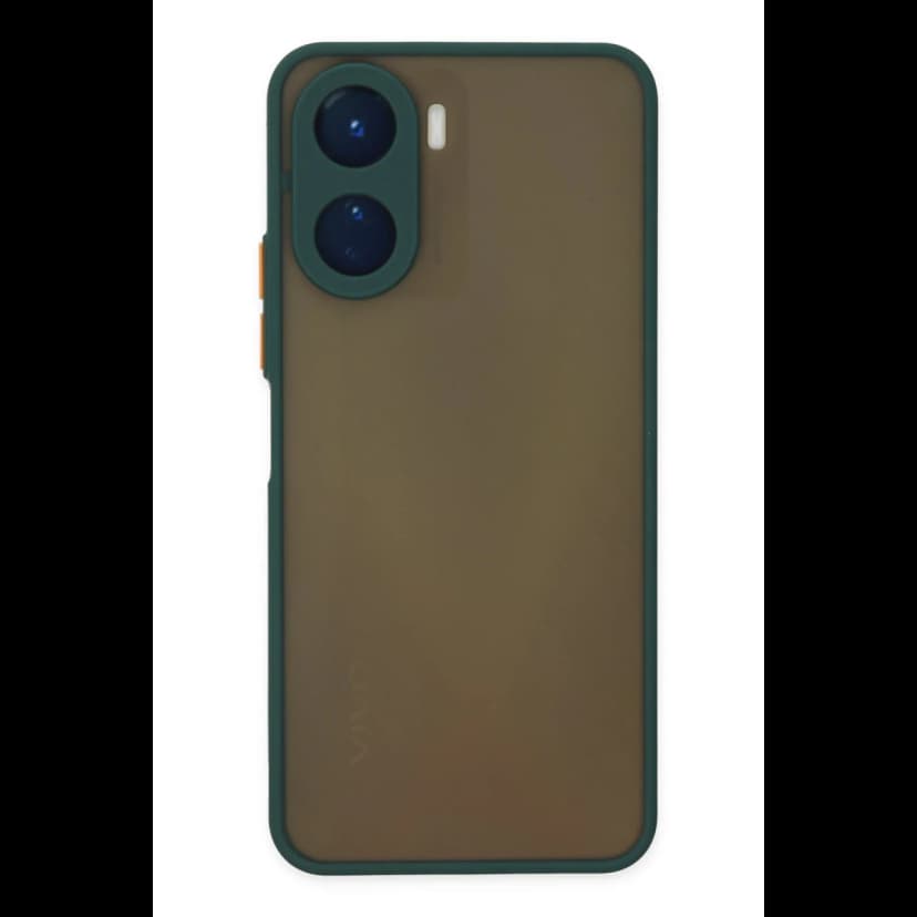 Newface Vivo Y16 Kılıf Montreal Silikon Kapak - Yeşil