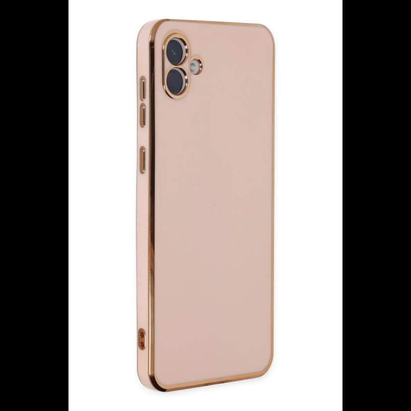Newface Samsung Galaxy A04 Kılıf Volet Silikon - Pembe