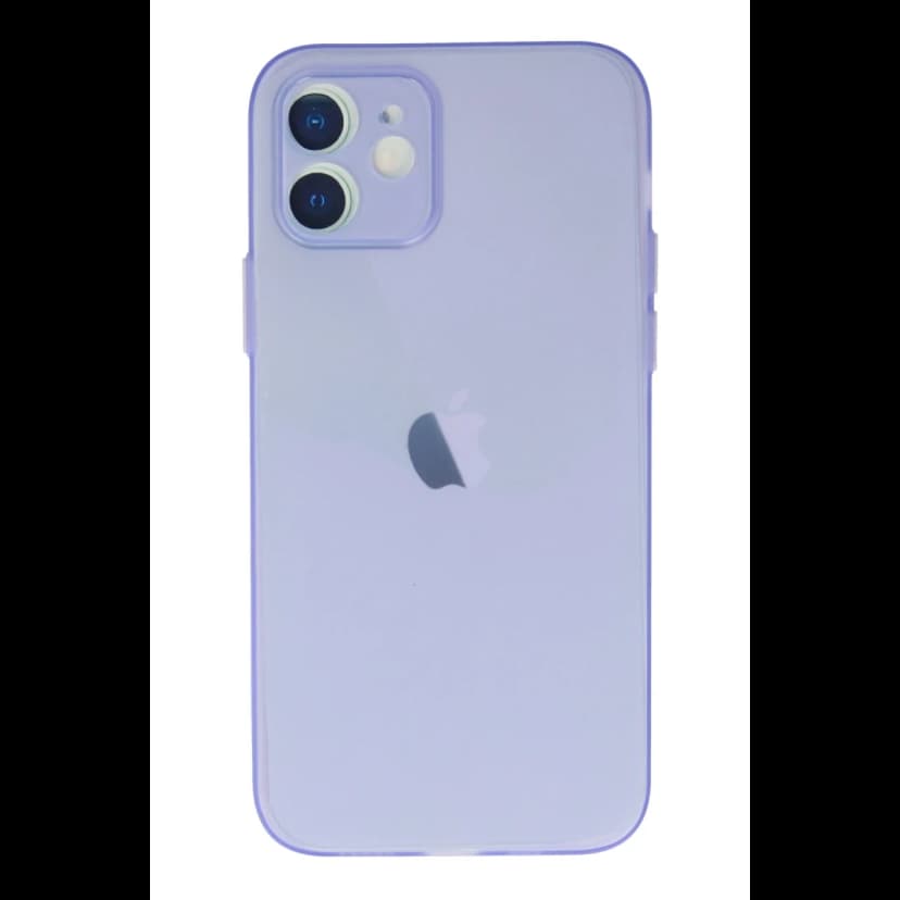 Newface Apple iPhone 12 Kılıf Puma Silikon - Mor