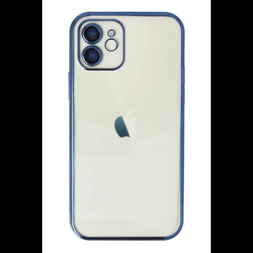 Newface Apple iPhone 12 Kılıf Razer Lensli Silikon - Lacivert