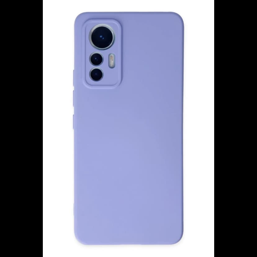 Newface Xiaomi Mi 12 Lite Kılıf Nano içi Kadife Silikon - Lila