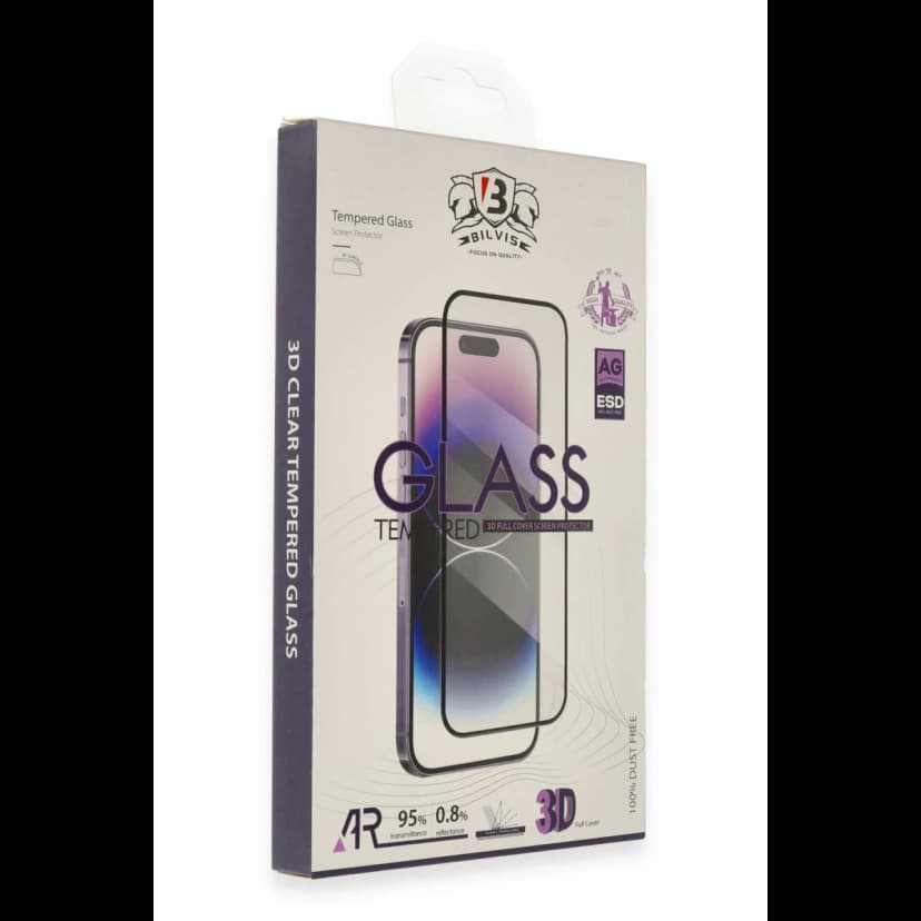 Newface Apple iPhone 15 Pro Bilvis 3D Cam Ekran Koruyucu