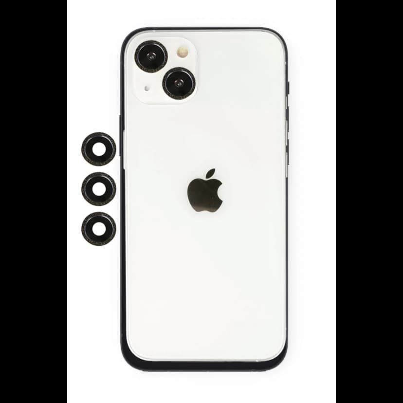 Newface Apple iPhone 14 Shine Kamera Lens - Siyah