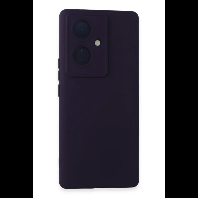 Newface Vivo V29 Lite Kılıf Nano içi Kadife Silikon - Mor