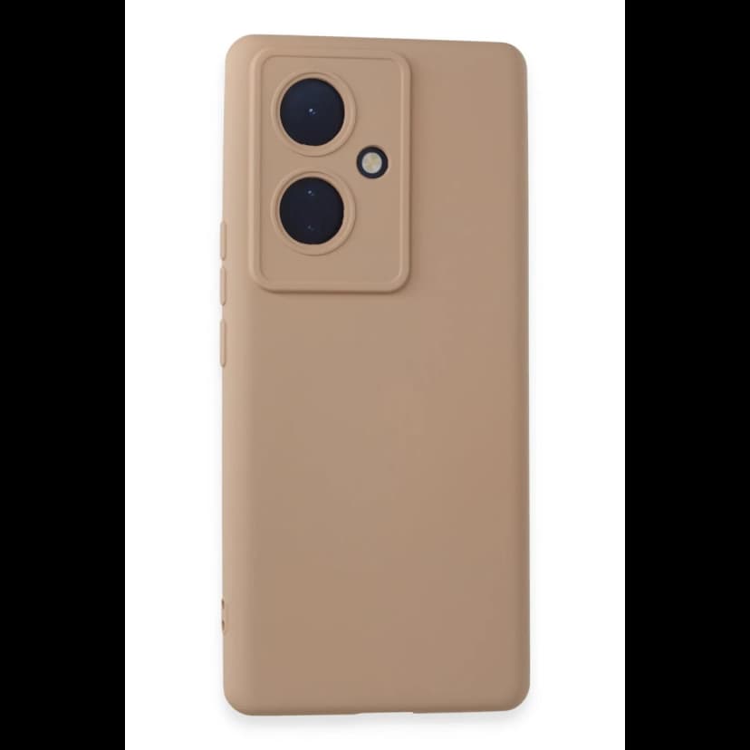 Newface Vivo V29 Lite Kılıf Nano içi Kadife Silikon - Pudra