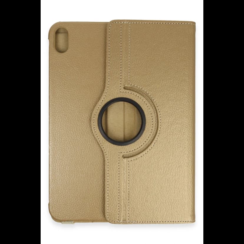 Newface Apple iPad 2025 10.9 10.Nesil (A16) Kılıf 360 Tablet Deri Kılıf - Gold