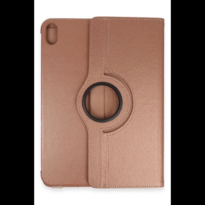 Newface Apple iPad 2025 10.9 10.Nesil (A16) Kılıf 360 Tablet Deri Kılıf - Rose Gold