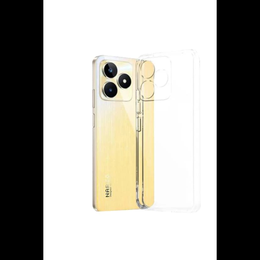 Newface Realme C53 Kılıf Lüx Şeffaf Silikon