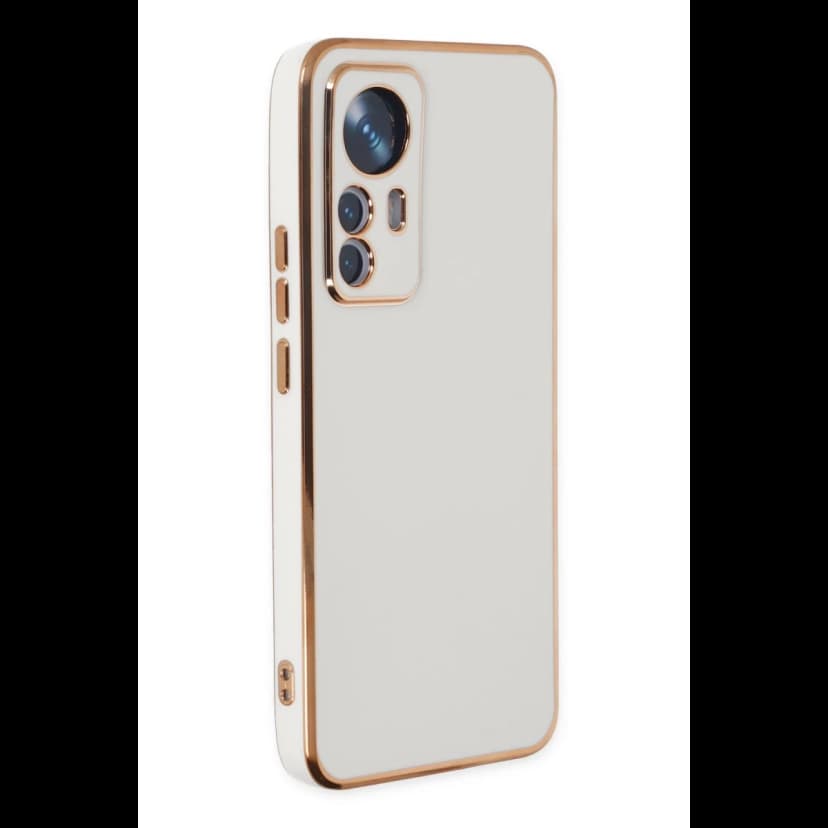 Newface Xiaomi Mi 12T Pro Kılıf Volet Silikon - Beyaz