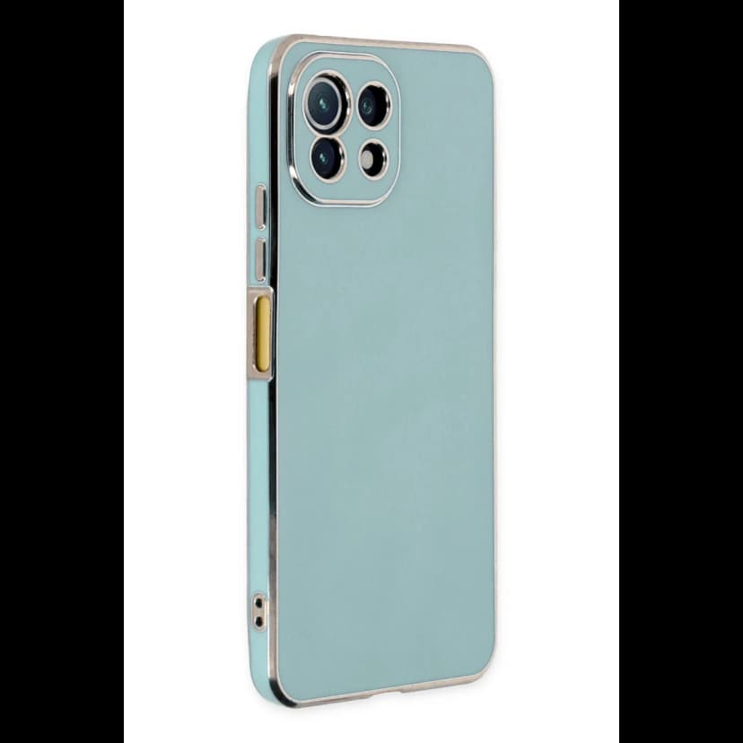 Newface Xiaomi Mİ 11 Lite Kılıf Volet Silikon - Açık Yeşil