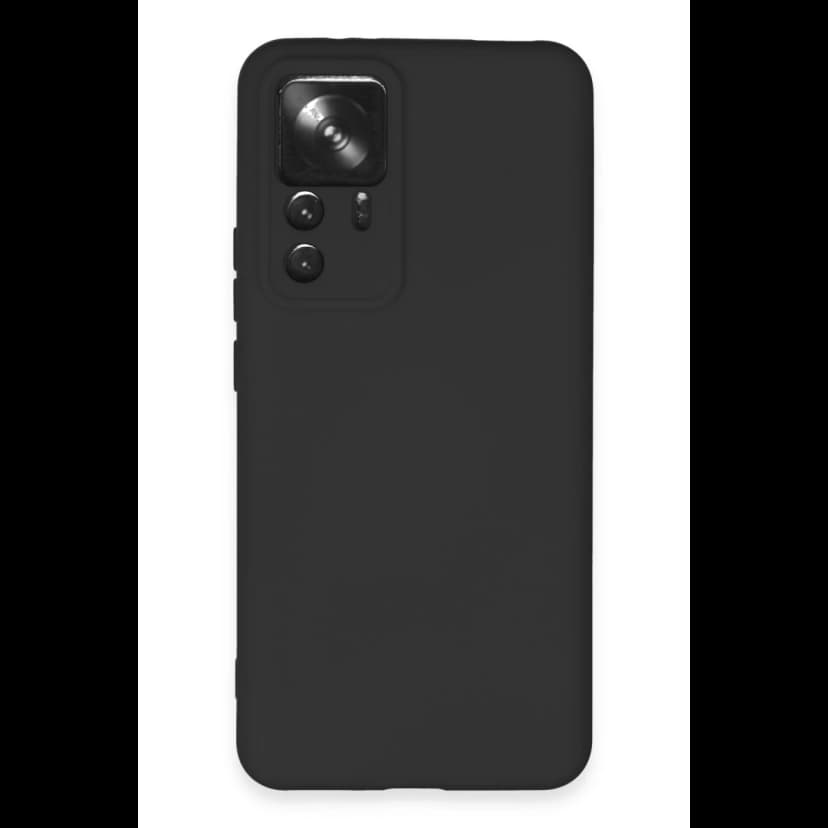 Newface Xiaomi Mi 12T Pro Kılıf Nano içi Kadife Silikon - Siyah