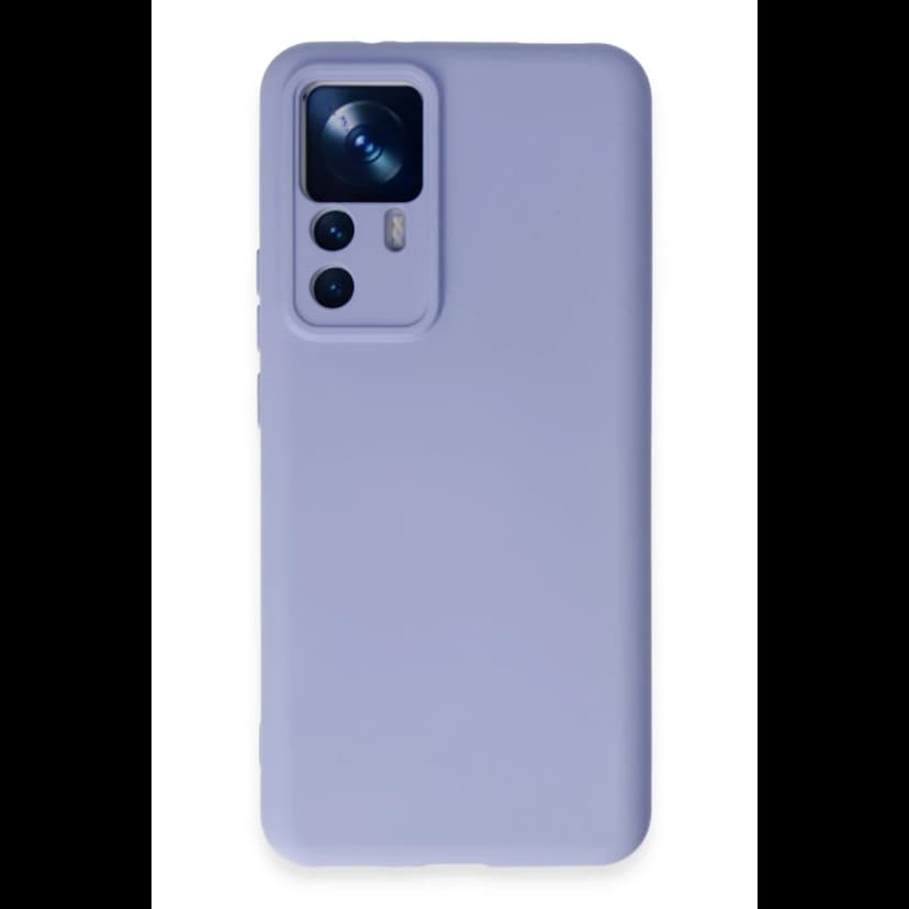 Newface Xiaomi Mi 12T Pro Kılıf Nano içi Kadife Silikon - Lila